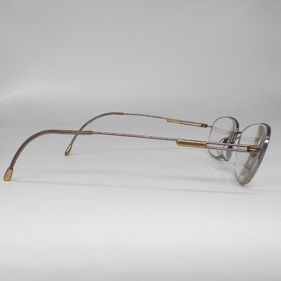Silhouette Titan 4337 40 6053 Eyeglass Frame Half Rimless Purple Lilac 48-17-135